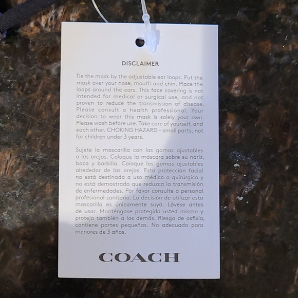 Coach adjustable camo face mask - Picture 4 of 4